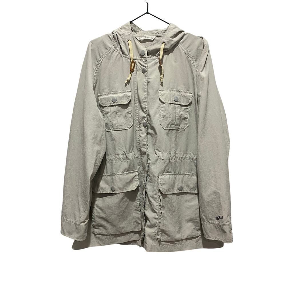 Woolrich Women's Hooded Outdoor Jacket Pockets Size XL